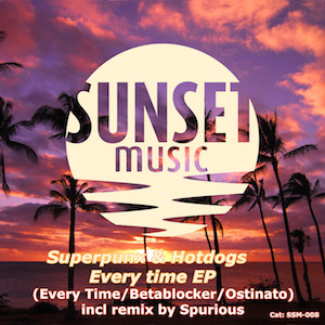 The cover of the Spurious Remix from the song Superpunx & Hotdogs - Everytime released on Sunset Music